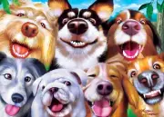MasterPieces Selfies - Say Treats! 500 Piece Jigsaw Puzzle By Michael Searle