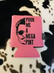 johnny depp beer koozie