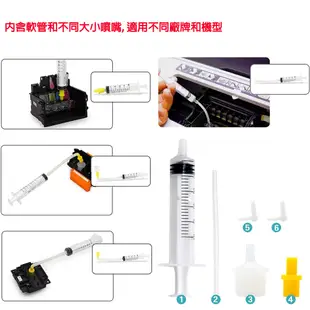 【T-REX霸王龍】 印表機噴頭清潔液工具組 適用EPSON/ CANON/ HP/ BROTHER 列印頭 印字頭清潔