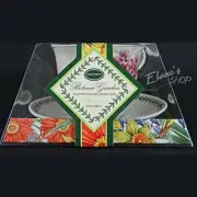 PORTMEIRION BOTANIC GARDEN Footed Teacup Saucer Set PRIMULA Fine China GIFT BOX