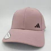 Adidas Hat Backless Baseball Cap Marron Purple Athleisure Running Workout Sporty