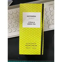 在飛比找蝦皮購物優惠-AQUOLINA Notebook Citrus & Gre