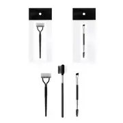 3 Eyebrow Comb Eyelash Separator Tools Double Ended Eye Brow Spoolie Brushes