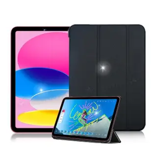 【VXTRA】2022 iPad 10 第10代 10.9吋 經典皮紋 三折平板保護皮套