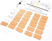 Sound Spectrums Meter, White PCB 1T MCU KS25 25W Music Audio Spectrum Part for Electronic Tool