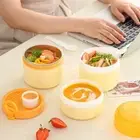 with Lid and Handle Rice Insulated Box Rice Bowl Office Workers To Bring