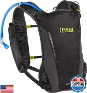 CamelBak Circuit Run Vest with 50oz Hydration Bladder, Black/Safety Yellow