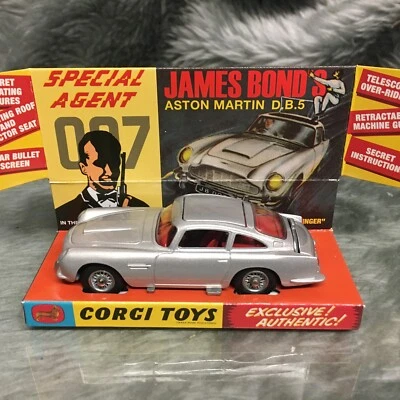 NEW Corgi 1:46 Aston Martin DB5 261 James Bond Goldfinger RT26101S Re-Issue