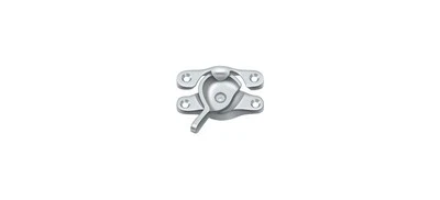 Deltana WL07U26 Window Sash Lock, 1" x 2-5/8" in Polished Chrome