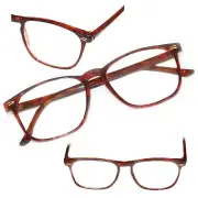 Lightweight Delicate Metro Traveler Reading Glasses Turtle Frames +1.50 Lens