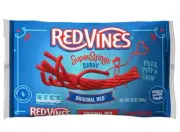 Red Vines 12 oz. SUPER STRINGS Original Red Pull and Peel Licorice Candy BB 6/25