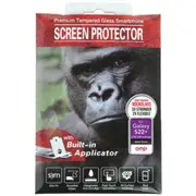 OMP Galaxy S22+ Premium Full Coverage Tempered Glass Screen Protector - Black [M9994K]