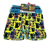 Bioworld Pokemon Detective Pikachu 3 Piece Boys Boxer Briefs Size 4 Extra-Small