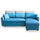 【時尚屋】丹尼絲沙發床組小L布藍色MT7-323-4免組裝/免運費/沙發床