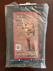 Vintage Teenage Mutant Ninja Turtles Raphael TMNT Halloween Costume 1988 Medium