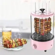 Portable Electric Smokeless Portable BBQ, Auto-Rotate Indoor Barbecue Grill, Suitable for Garden, Family