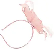 [FRCOLOR] Elegant Mesh Fascinator Headband with Accent Tea Party Accessory for Weddings and Cocktail Events Comfortable and Breathable Hair for Bridal and Special Occasions