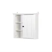Funkol Bath Wall Cabinet 20"Hx5.71"W Storage White 1Right Door+1Adjustable Shelf