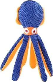Fzaqwen Stuffed Animal Dog Toy with Squeaker, Ideal for Small to Medium Sized Pets, Octopus