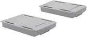 GARIOUANS Desk Drawer Organiser under Desk Organizer Plastic Table Bottom Organizer for Office Student Supplies