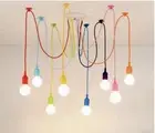 10 Light Ceiling Spider Lamp Light Modern Chandelier Adjustable Pendant