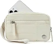 [Generic] Convely Essential Wristlet, Convely Wristlet Wallets, Wristlet Wallets for Women with 3 Zipper Purse, Nylon Quilted Wallet, Puffer Wristlet Wallets for Women Holds Phone