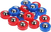 Hohopeti 16pcs Mini Shuffleboard Rolling Beads Game for Boys and Girls Safe and Balls for Tabletop Fun Includes Blue and Red Beads Enhances Coordination and Family Entertainment