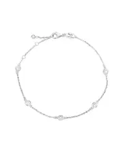 Suzy Levian 14K 0.50 ct. tw. Station Bracelet