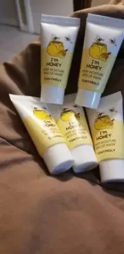 Lot Of 5 Tony Moly I'm Honey Deep Moisture Rescue Mask IP17