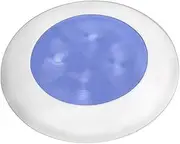 Hella 2XT980502241 MD12 12V White Plastic Rim Round Courtesy Lamp, Blue