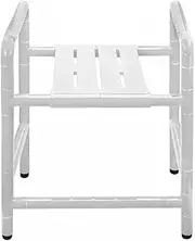 Bath Stools,Shower Stool Shower/Bath Stools Stainless Steel Commode Chair Shower Seat Stool for Elderly/Disabled/Pregnant Women Anti-Slip Mats Shower Chair Heavy Duty