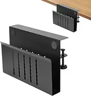 Desk Computer Laptop Holder - Laptop Mount Bracket, PC Holder Side Desk| Heat Dissipation Laptop Standard, Desk Side Storage, No Drilling Desk Side Storage Holder for Bedroom, Study, Living Room