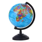 WORLD GLOBE EARTH Map Rotating Geography Ocean Classroom Learning Desktop