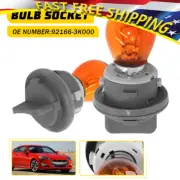 For Hyundai Kia 2006-17 92166-3K000 2x Front Turn Signal Lamp Light Bulb Socket (for: Kia)