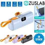 Zuslab Portable Charger 2 in 1 Type-C Power Bank 5000mAh For iPhone Android
