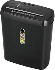 JSEIAJB Paper Shredder Office 12L Capacity Electric File Strip Level 2 Confidential 8 Sheets