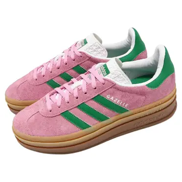adidas gazelle silver green womens adidas Women's Originals Gazelle Bold Shoes