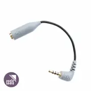 Boya CIP2 3.5mm TRRS Jack to 3.5mm TRS Socket Adaptor for phone & pad