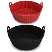 Silicone Air Fryer Liners, Reusable Airfryer Basket, Air Fryer Silicone Pot5345