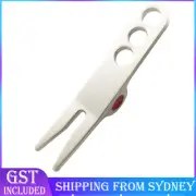 1PC Golf Ball Marker mark Divot Pivot Repair Tools Repairer Silver New Tools AU