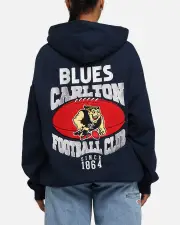 [MITCHELL & NESS] Mitchell & Ness Carlton Blues Team Hoodie Navy - Size M M Navy