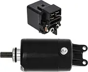 Starter Motor Solenoid Engine Set Compatible With Elite 250 CH250 Big Ruckus PS250 31200-KAB-018 35850-MR5-007 Starters
