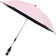 Baby Pram Parasol | Adjustable Kids Stroller Parasol | Foldable Sunshade Umbrella with Clamp | Uniiversal Fit for Strollers, Wheelchairs and Pushchairs | Portable UV Protection for Outdoor Travel