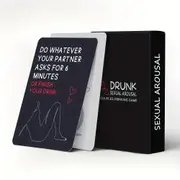 Drunk Card Game For Couples, Party Gathering, Valentine's Day Gift, Perfect Date Night -Size: 3.54in X 2.56inx0.71in - 50Cards -