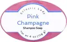 Pink Champagne Shampoo Soap Bar By Eclectic Lady, 4 oz Bar