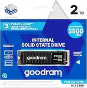 goodram - External Drive - Px500 Gen.3 - Internal Hard Drive - High Speed PCIe Gen. 3 x4 Interface - NVMe 1.4 Support - Multi-Data Storage - 2TB - 3500 MB/s - 2800 MB/s