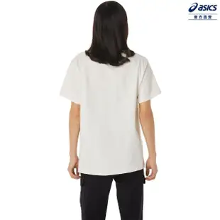 【asics 亞瑟士】LOGO圖案短袖上衣 男女中性款 運動休閒 服飾(2201A191-101)