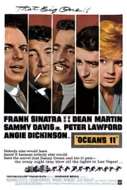 Ocean’s Eleven Frank Sinatra Dean Martin Sammy Davis Movie Poster Print 17 X 12
