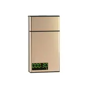 Portable Lock Box, Smart Box, Auxiliary Smoking Cessation Control Artifact, Timed Lock Box,Gold GoldBlack