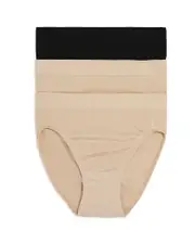 Wacoal B. Smooth Seamless High-Cut Briefs, Set of 3